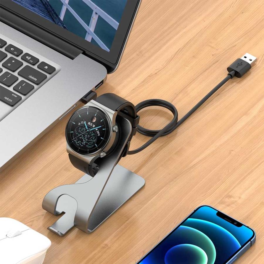 HUAWEI WATCH ファーウェイウォッチ 充電ケーブルスタンド付 Huawei