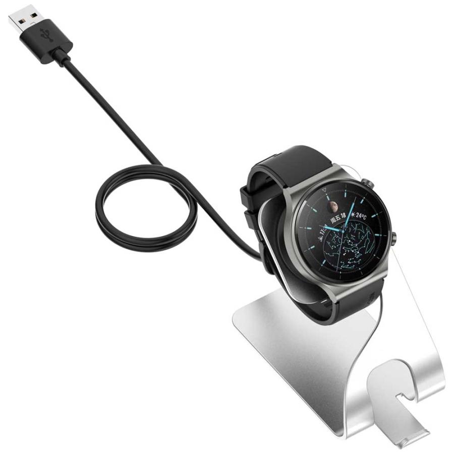 HUAWEI WATCH GT 5 Pro 本体 充電ケーブル付き HUAWEI WATCH ファーウェイウォッチ 充電ケーブルスタンド付 Huawei