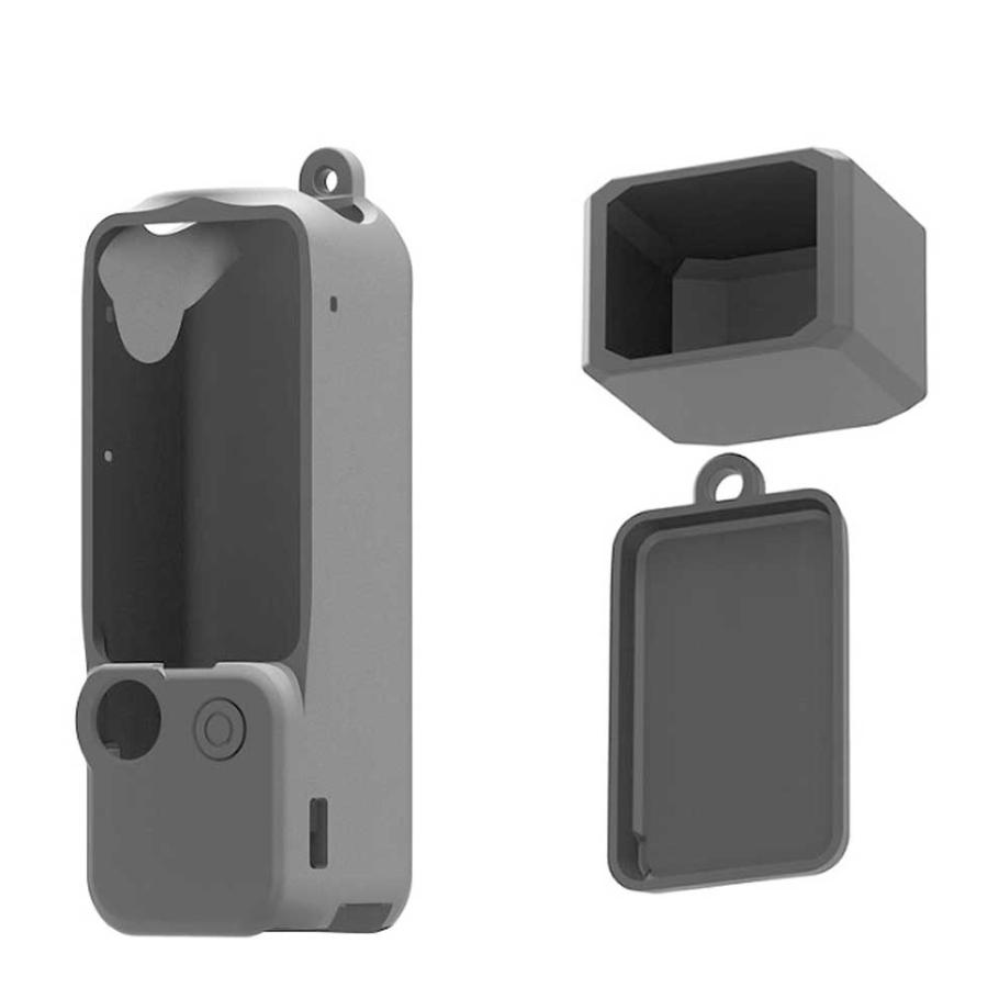 オズモ DJI Osmo Pocket 3 用 シリコンカバー +レンズキャップ セット