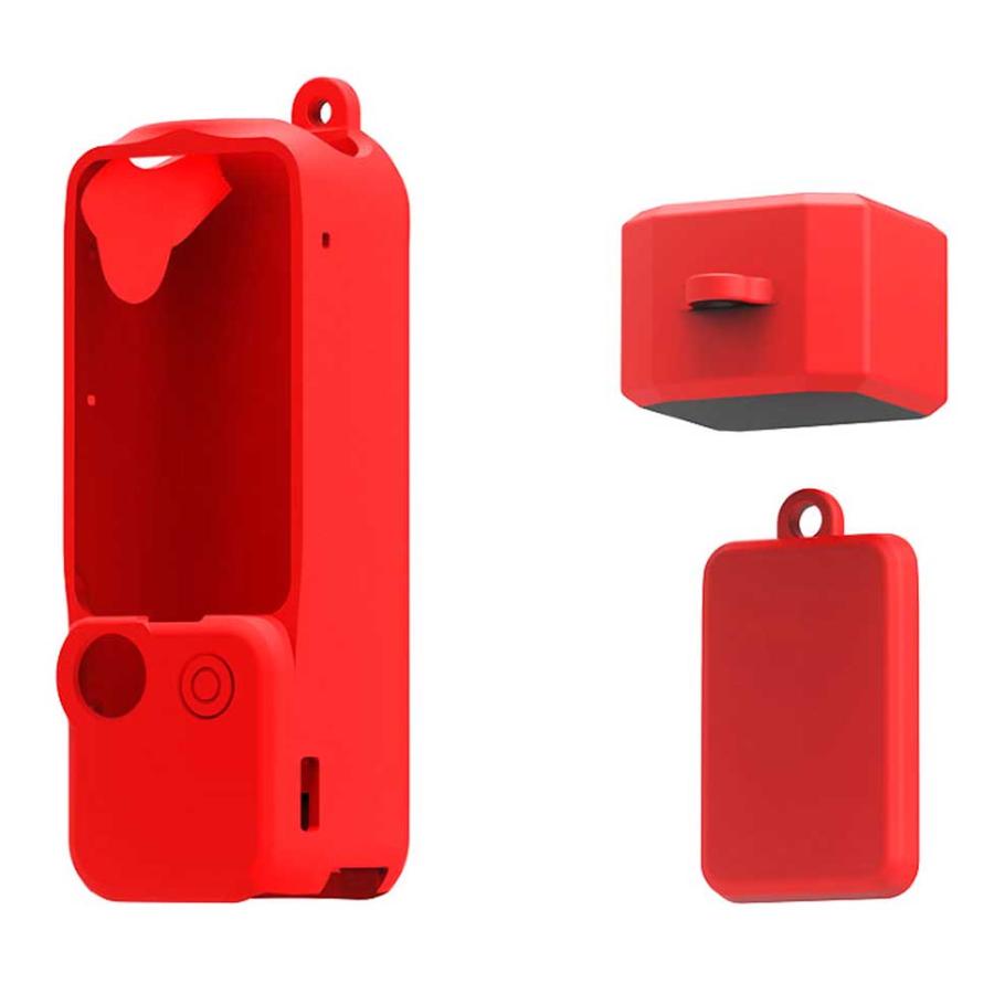 送料無料】DJI Osmo Pocket 3 用 シリコンカバー +レンズキャップ