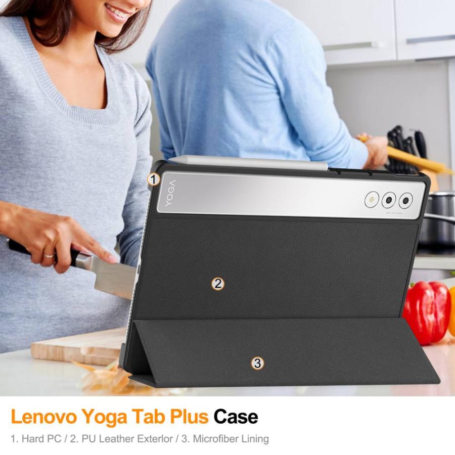 Yoga レノボ / Lenovo Tab Plus 12.7インチ 2025 TB520FU ケース 三