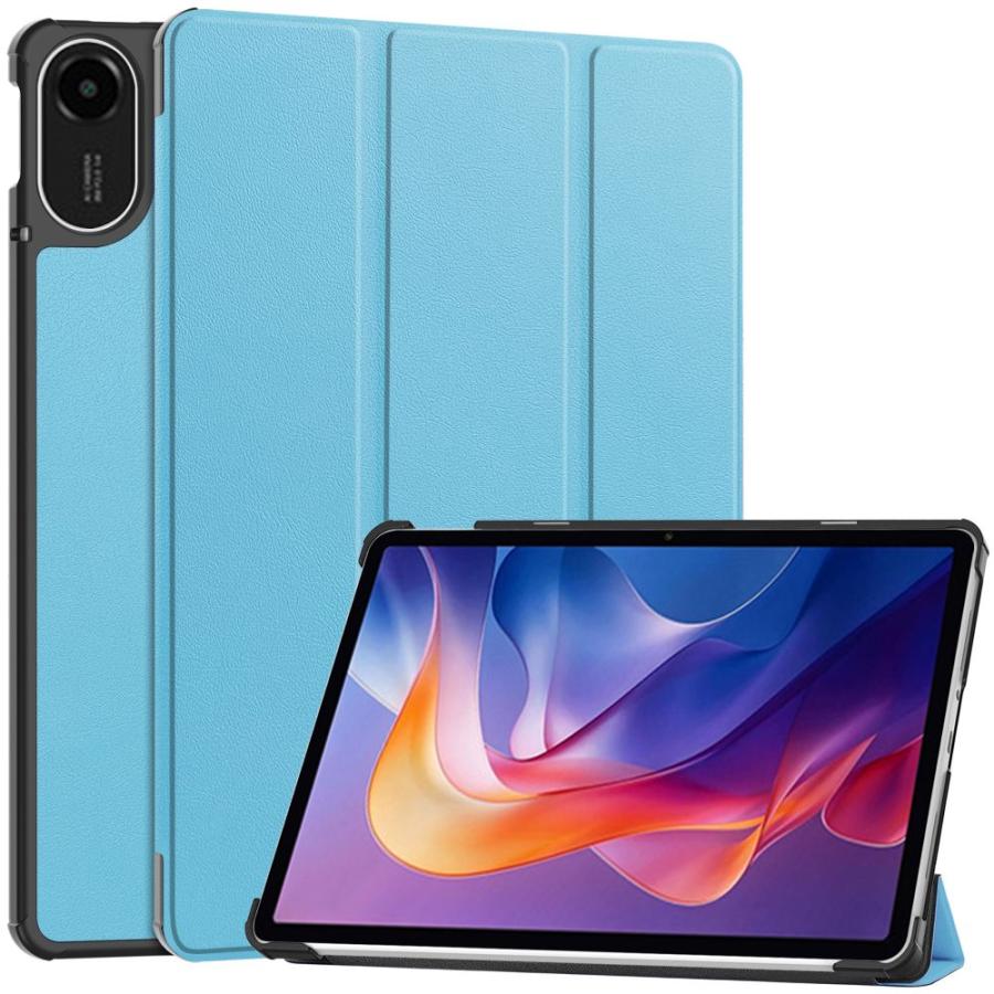14カラー レドミパッド / Redmi Pad 2 4G 用 ケース 三折りカバー PU