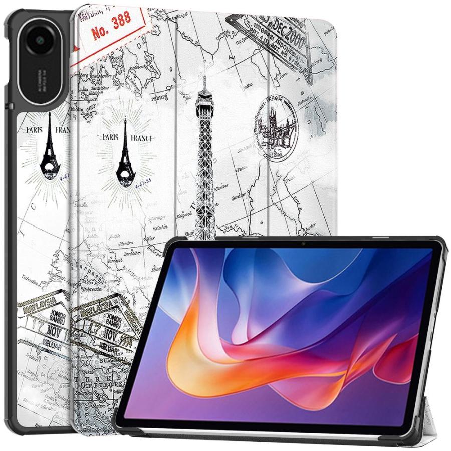 14カラー レドミパッド / Redmi Pad 2 4G 用 ケース 三折りカバー PU