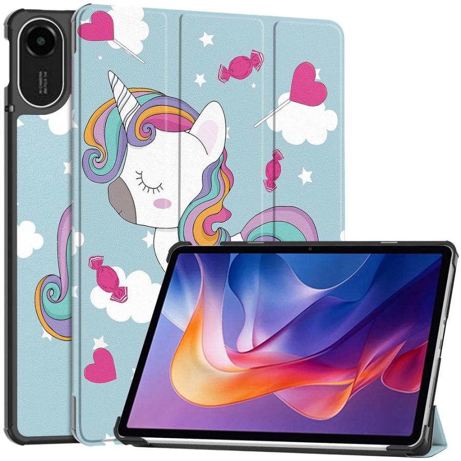 14カラー レドミパッド / Redmi Pad 2 4G 用 ケース 三折りカバー PU