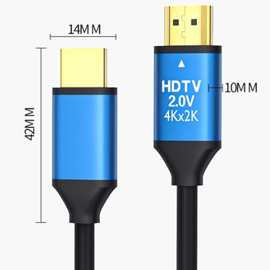 1.5m】4K HDMI 2.0 hdmiケーブル [PS4 PS5対応] HDTV2.0 規格 4K*2K 