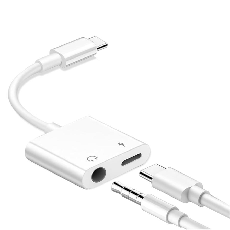 USB C Digital Audio Adapter with Charging / 3.5mm ステレオミニプラグ + USB-C 充電アダプタ  60W 急速充電 充電同時音楽可能 iPhone Android 他 : pcastore - 通販 - Yahoo!ショッピング