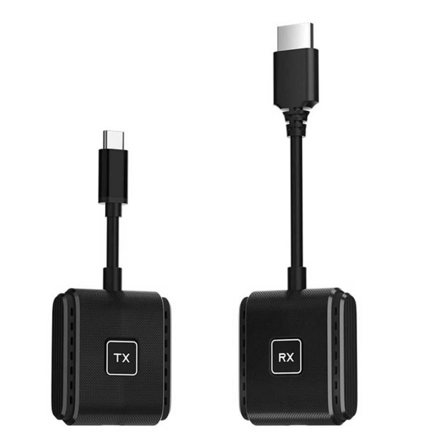 IDX CW-1 HDMIワイヤレストランスミッター/レシーバー ワイヤレスHD USB-C送信機とHDMI受信機 KIT 2.4/5G 50M無線伝送