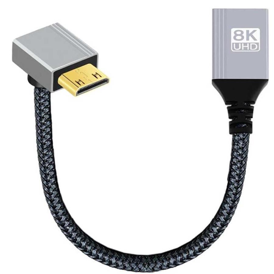 10種類【選べる端子＆向き】HDMI 変換ケーブル 15cm 8K UHD対応（Mini