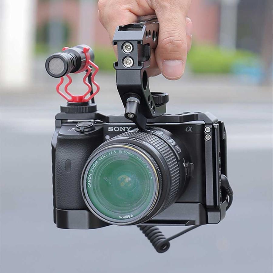 DSLR カメラ トップハンドル ハンドルキット 撮影ハンドルグリップ