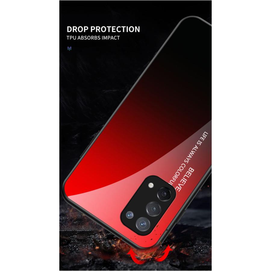 Oppo A54 グラデーション 本体 クリアケース付き OPPO A 【送料無料】OPPO A54 5G OPG02 グラデーション調 背面ガラス