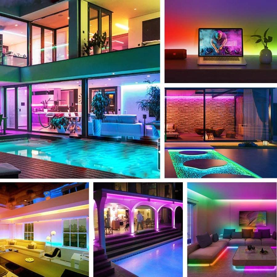 光が流れる LEDテープライト / イルミネーション 5M 300LED テープ型