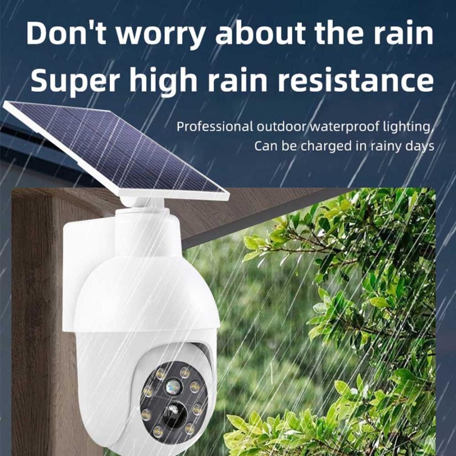 防犯カメラ　屋外　ソーラーパネル SwitchBot 屋外カメラ 防犯 監視カメラ 10000mAh / 屋外カメラ専用