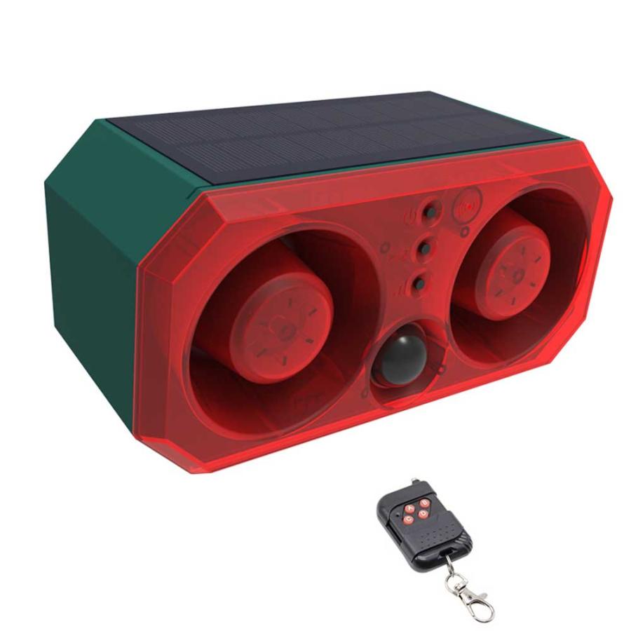 1個】防犯アラーム ソーラー 人感センサー リモコン付 アラーム 防犯センサー 録音機能 ブザー 大音量 129db 熊対策 盗難防止 USB 充電式  屋外用 防水 : pcastore - 通販 - Yahoo!ショッピング