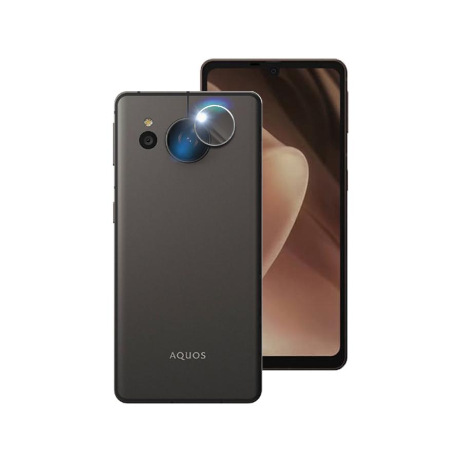 AQUOS sense sense8 sense7 Plus カメラレンズ 保護ガラスフィルム