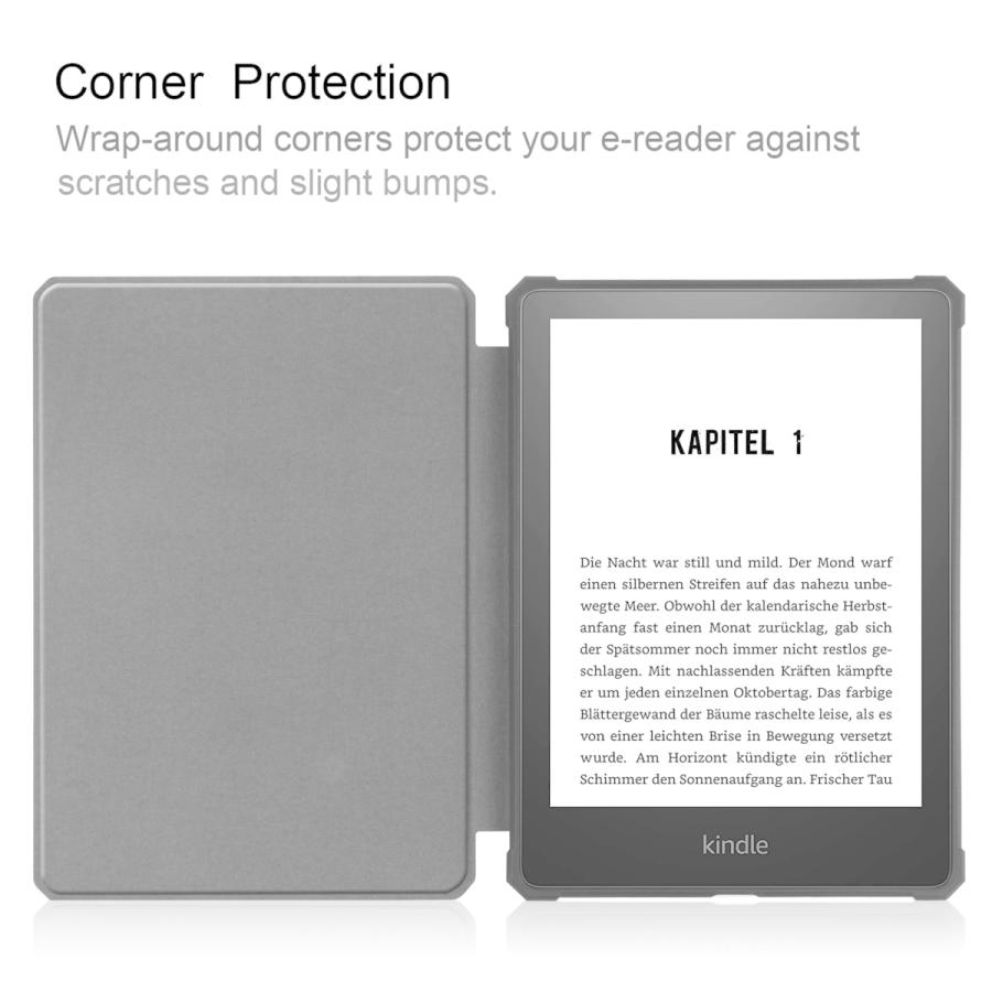 Amazon 第11世代 Kindle Paperwhite (2021) 専用 ケース カバー 薄型 軽量型 高品質PUレザーケース ローズゴールド｜pcastore｜10