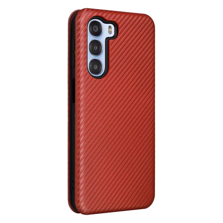 ワイモバイル nubia S 5G A403ZT カバー ケース 手帳型 薄型 カーボン