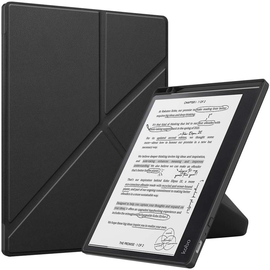 楽天Kobo Elipsa 2E 10.3インチ専用 ケース カバー PUレザー コボ 電子 