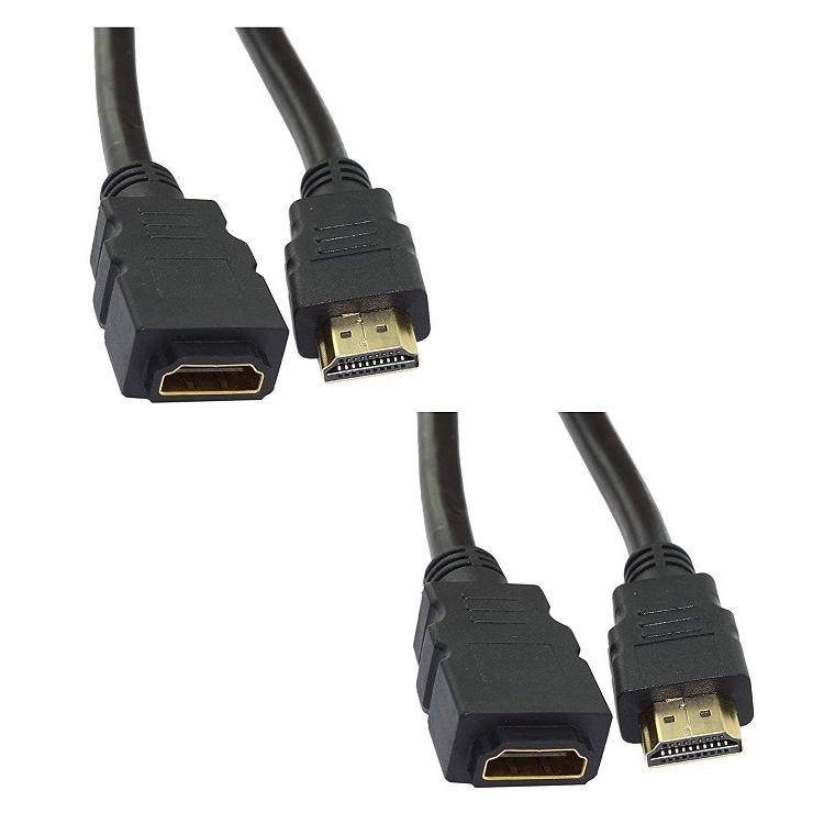 驚きの安さ HDMI 延長ケーブル 金メッキ 60cm HDMIタイプA オス-メス 接続コード AV ビジュアル ViViSun HDMI 延長ケーブル ハイスピード 4K 3D画質 オス-メス 金メッキ端子 90°L型 HDMIタイプA オス- HDMIタイプA メス (上L 0.5m)