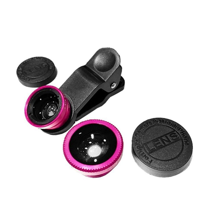 MESSYWEEKEND レンズ3枚セット！！ セルカレンズセット 自撮りレンズ 3in1 SELFIE CAM LENS SET 0.67x広角