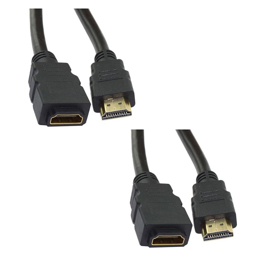 HDMI 延長ケーブル 金メッキ 30cm HDMIタイプA オス メス 接続コード