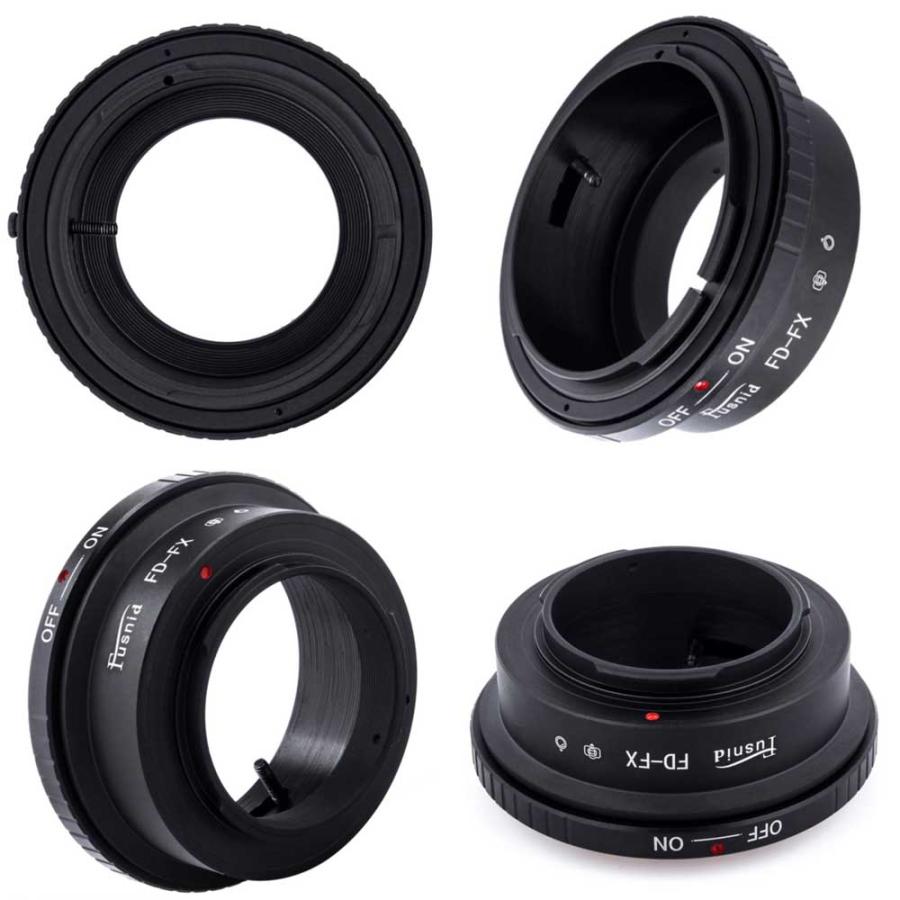Canon F-1 後期CanonFD55mm F1.2Eマウント変換アダプター キヤノン（Canon） FD-FX FDマウント → フジ Xマウント変換