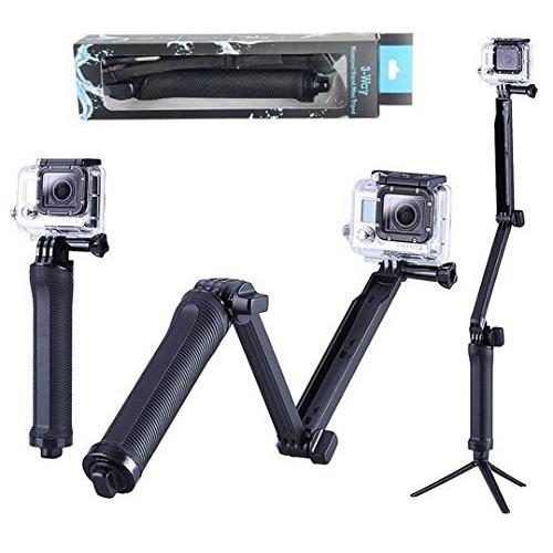 送料無料 ゴープロ GoPro 他 アクションカメラ 対応 自撮り棒