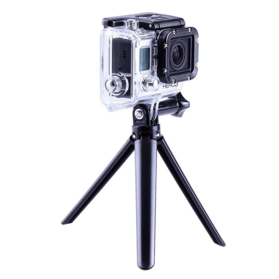 送料無料 ゴープロ GoPro 他 アクションカメラ 対応 自撮り棒 