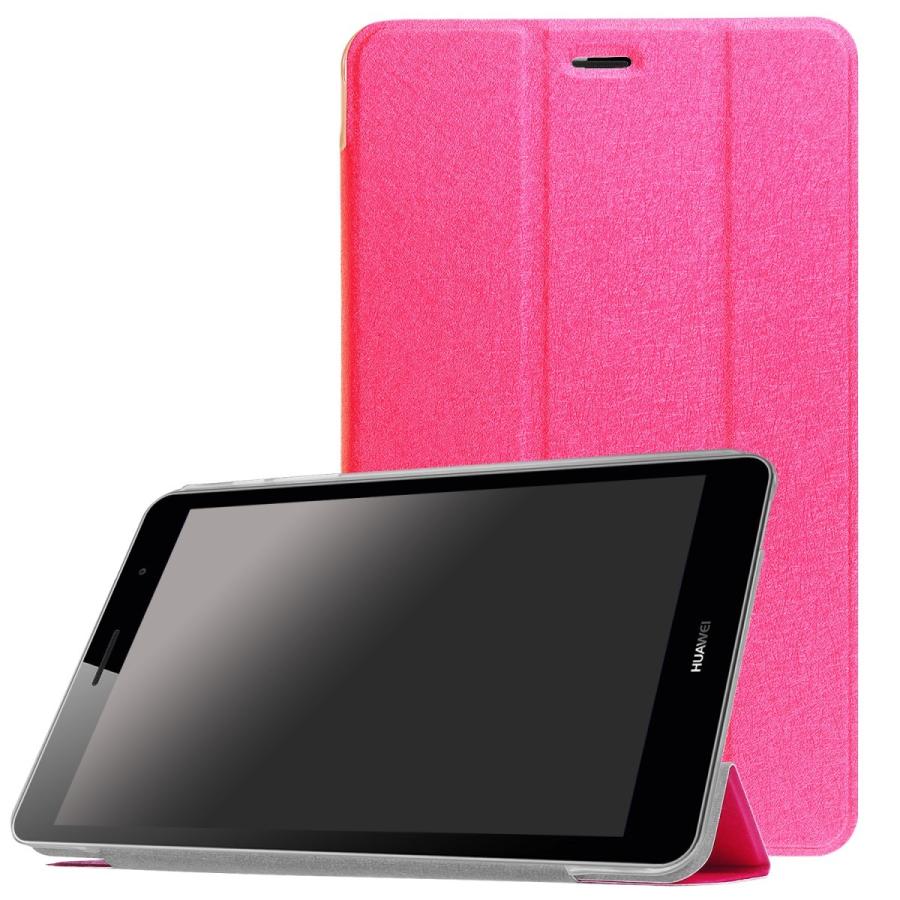 MediaPad T 14カラー/ Huawei T1 8.0 専用 三つ折 クリア スマート 