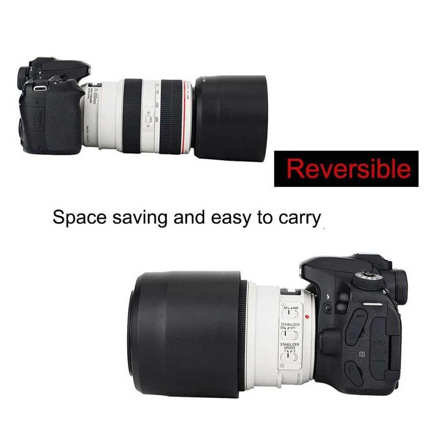 Canon 可逆式 レンズフード 互換品 ET-73Bマウントレンズフード