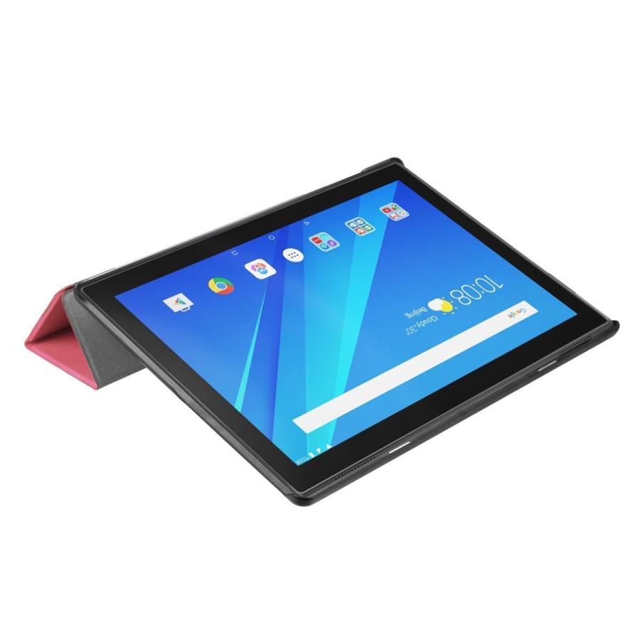 Lenovo TAB4 レノボ / 10 10.1インチ 701LV 702LV 用 三折りカバー PU
