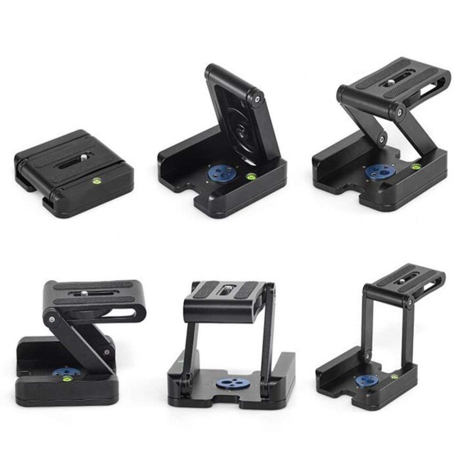 送料無料】Z字型折り畳み式雲台 アルミ製雲台 クイックリリース