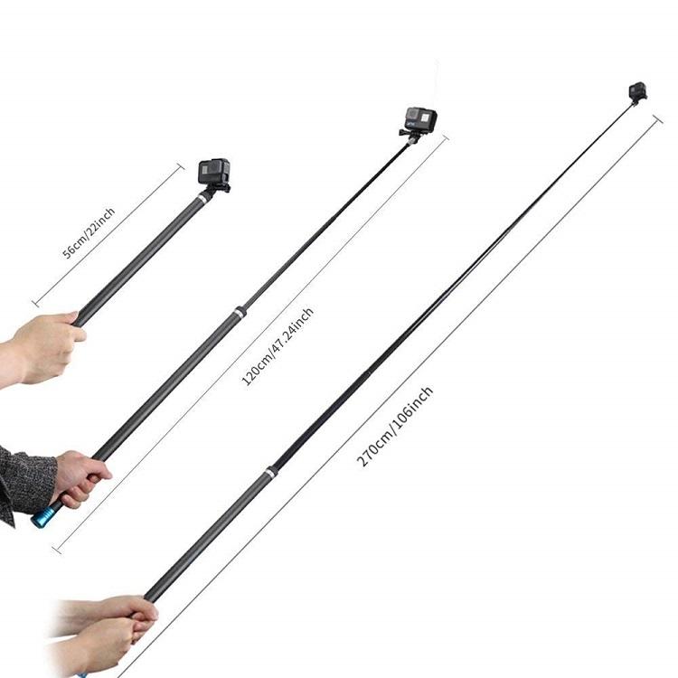 GoPro（ゴープロ） 送料無料 他 アクションカメラ 対応 自撮り棒 伸縮