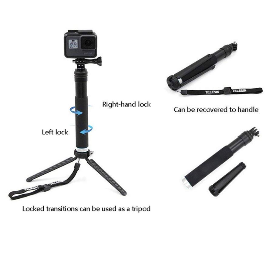 GoPro 7 Silver 本体 三脚用のアタッチメント付き