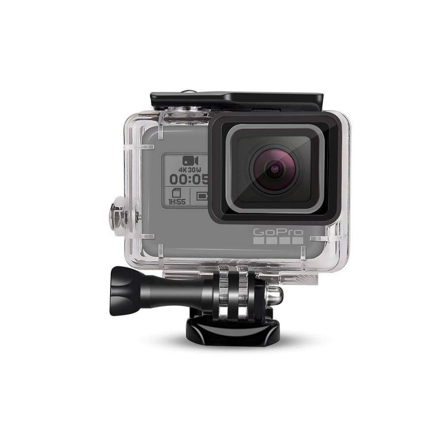 送料無料 ゴープロ GoPro HERO5・HERO6・HERO(2018)・HERO7 防水ハウジングケース ダイブハウジング 防水 保護ケース 水深45m 水中撮影用｜pcastore｜04