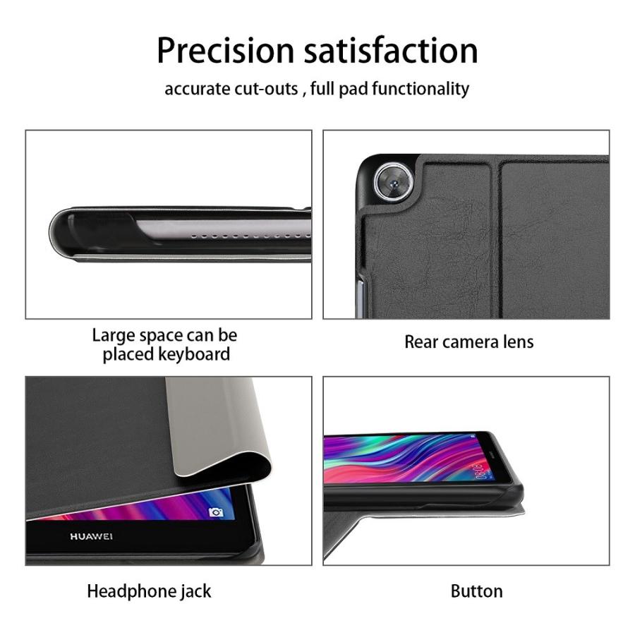 MediaPad M 送料無料 Huawei M5 lite 8 タブレット専用レザーTPUケース
