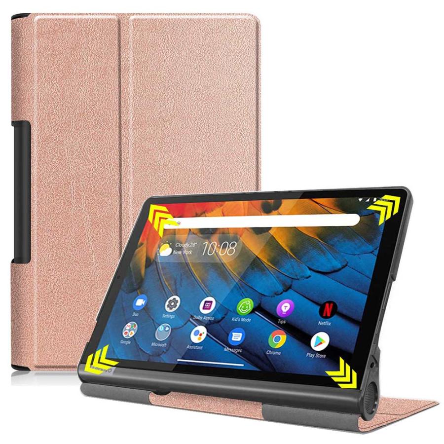 ヨガ スマート タブ 10.1 Yoga Smart Tab 10.1/Yoga Tab 5 YT-X705F 保護ケース 開閉式軽量薄型スタンド超薄型 スリム ケース カバー｜pcastore｜03