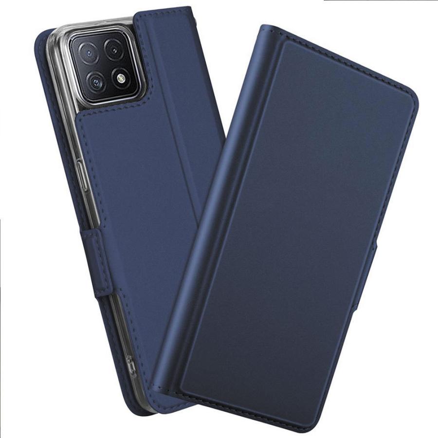 スマートフォン・携帯電話 OPPO A73 ネイビーブルー 保護フィルム貼り