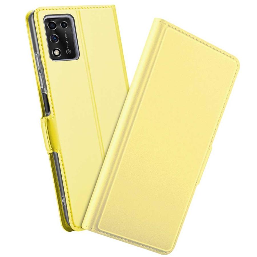 シルヴィ 手帳型スマホケース 金色ラブリッチェ モバイルフォンケース ZTE ワイモバイル リベロ ファイブジー ツー 手帳型ケース マグネット