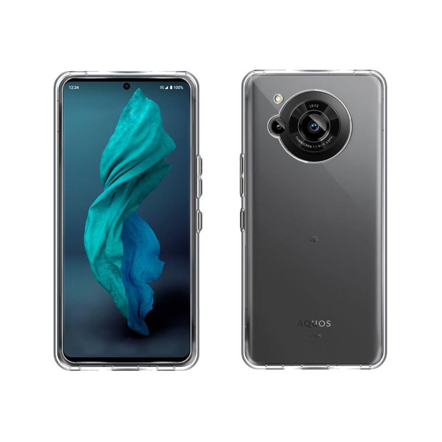 AQUOS R R7 アクオスR7 ソフトケース TPU保護カバー 耐衝撃 透明 TPU