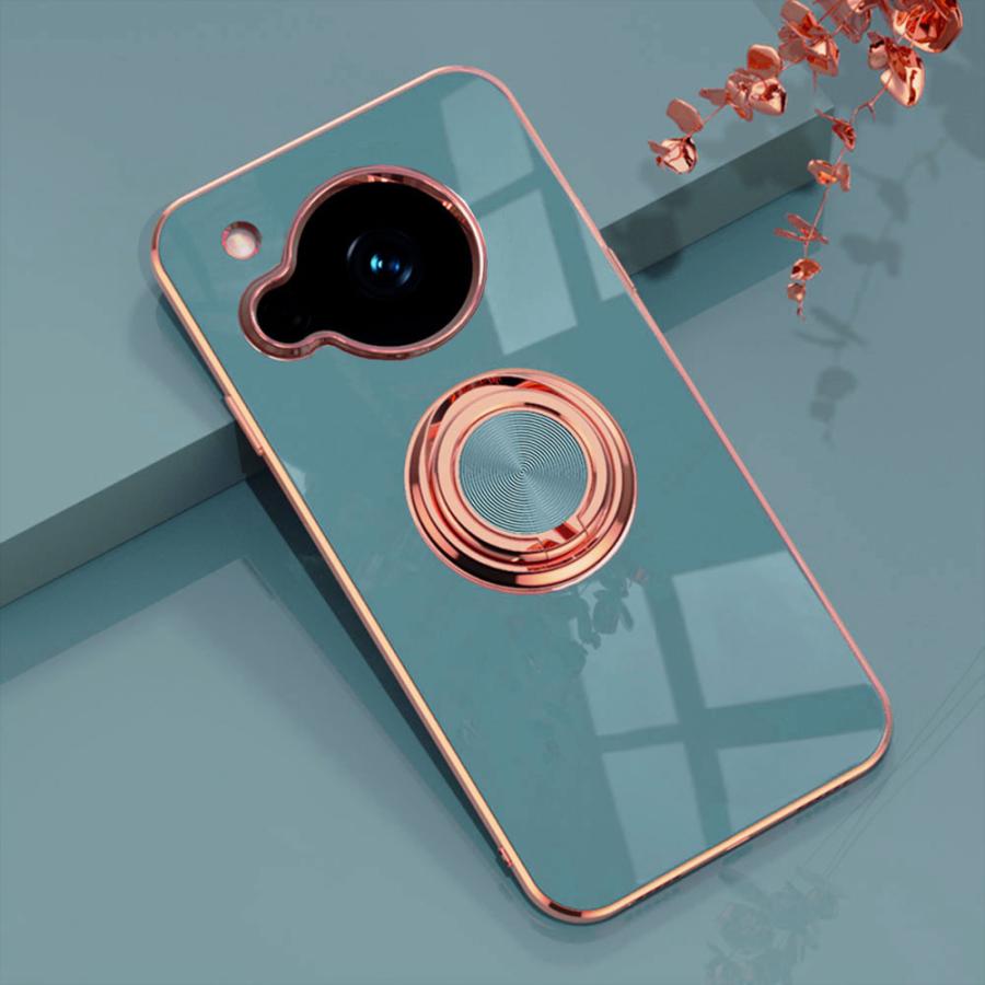 AQUOS R7 SH-52C アクオスR7 360回転 ソフトケース リング付き
