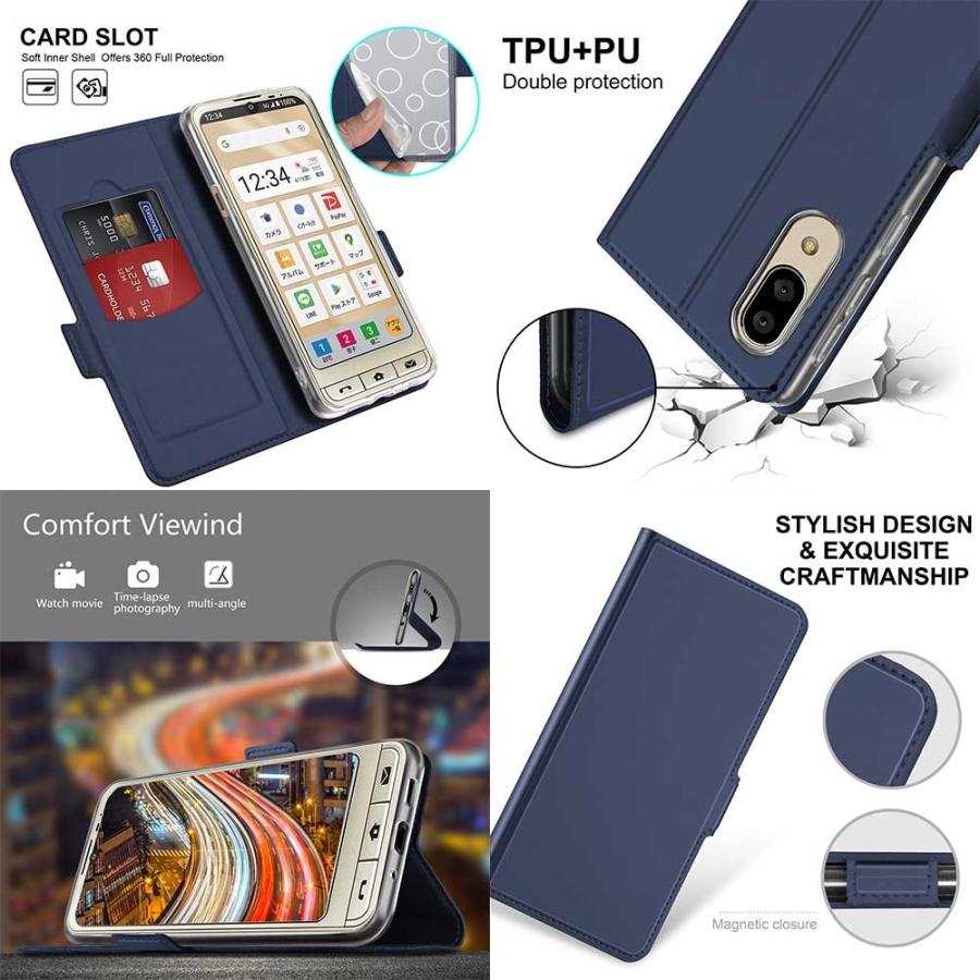 ☆ au BASIO active SHG09 ネイビー #2 美品 SHG09 BASIO active ネイビー AU スマホ KYOCERA 即日発送 あす