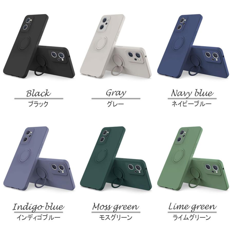 Reno OPPO Reno9 A/OPPO Reno7 A ケース 360°回転 リング TPU