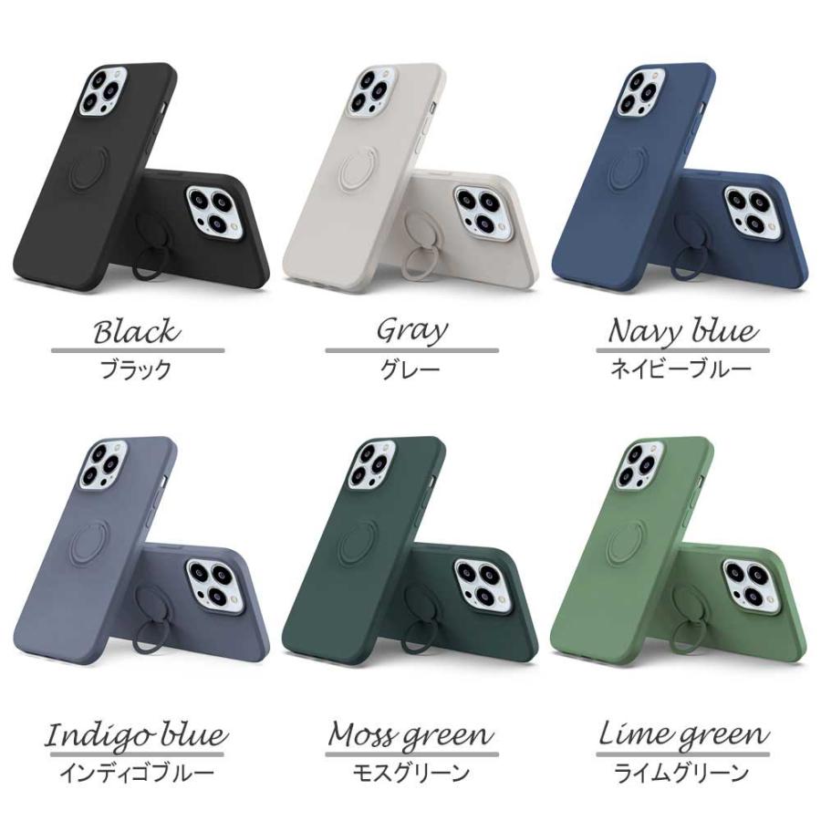 iPhone14 14 Pro Plus Max リング付き 360°回転 ケース TPUソフト