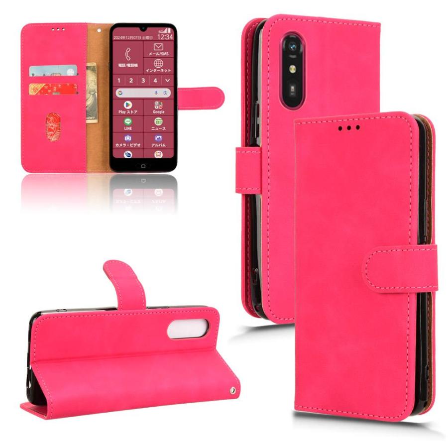 らくらくスマートフォン F-53E / Lite MR01 a A401FC 手帳型 カバー