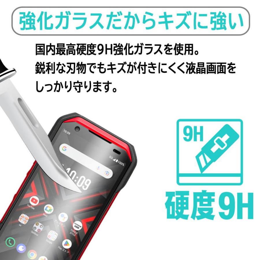 au TORQUE G06 KYG03 強化ガラス 液晶保護フィルム ガラスフィルム 耐