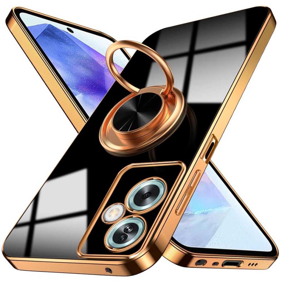 OPPO A79 5G用 CPH2557 ケース リング付き 耐衝撃 落下衝撃吸収 tpu