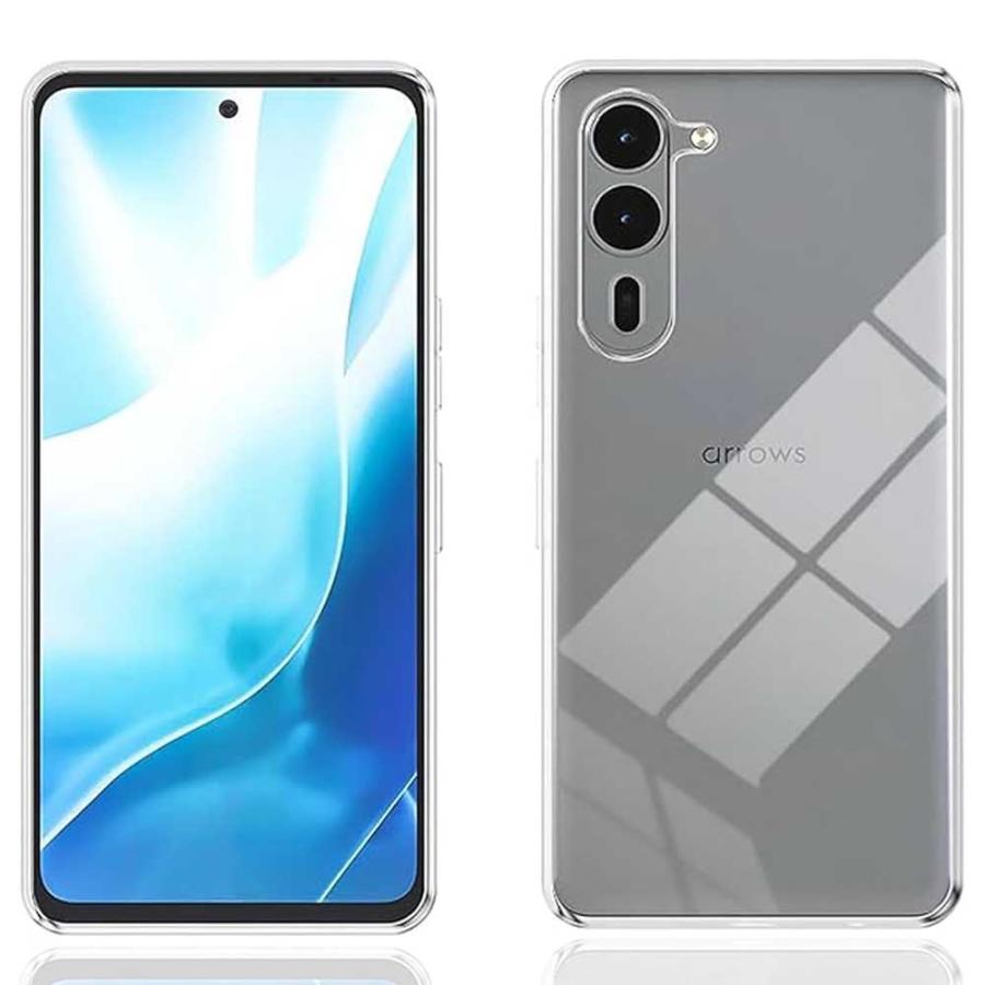 arrows We2 F-52E ライトブルー 専用ケース付き arrows We2 F-52E / Plus F-51E スマホケース カバー TPU ソフトケース