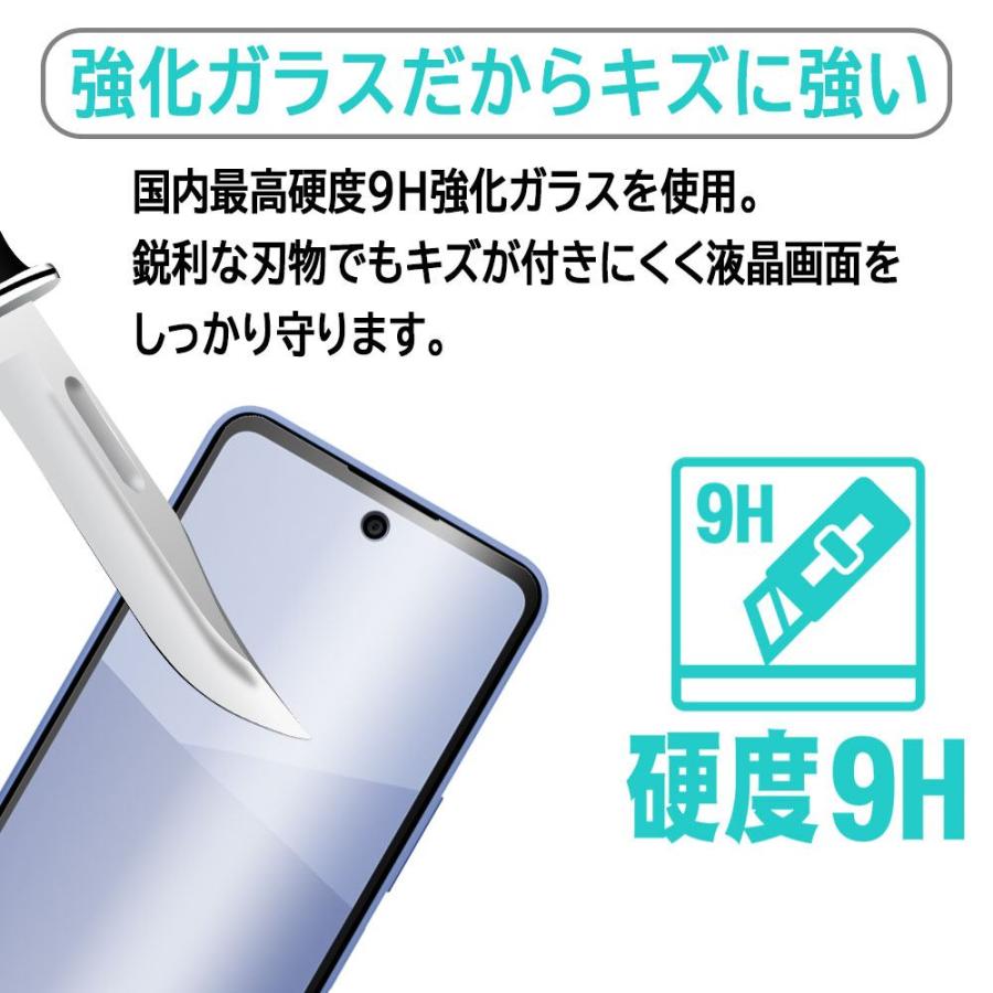 AQUOS wish5 SH-52F 強化ガラス 液晶保護フィルム ガラスフィルム 耐
