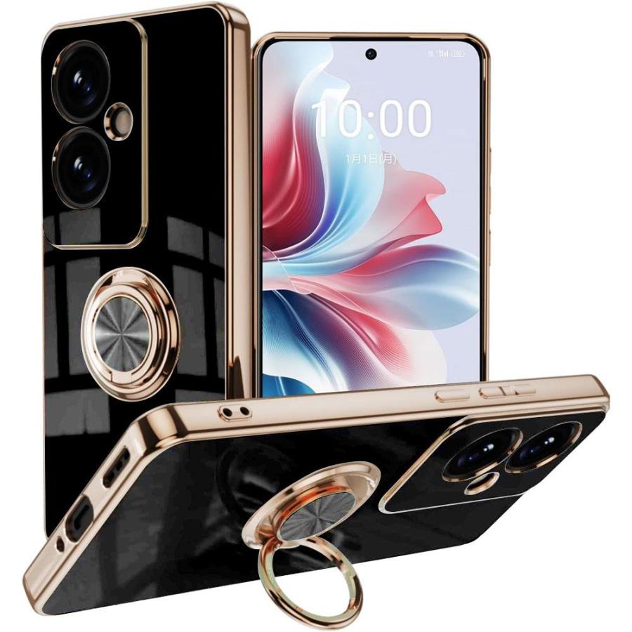 OPPO Reno11 A CPH2603用 ケース カバー TPU リング付 ソフトケース