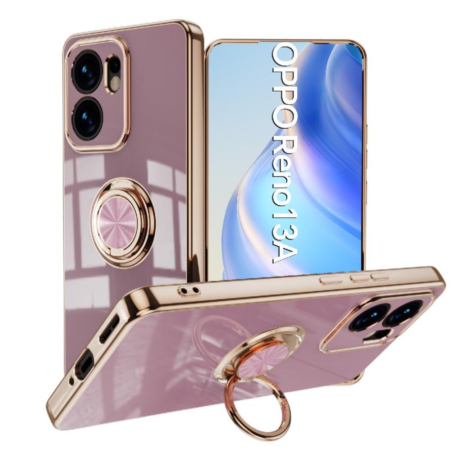 OPPO Reno13 A 用 ケース カバー TPU リング付 ソフトケースリング TPU